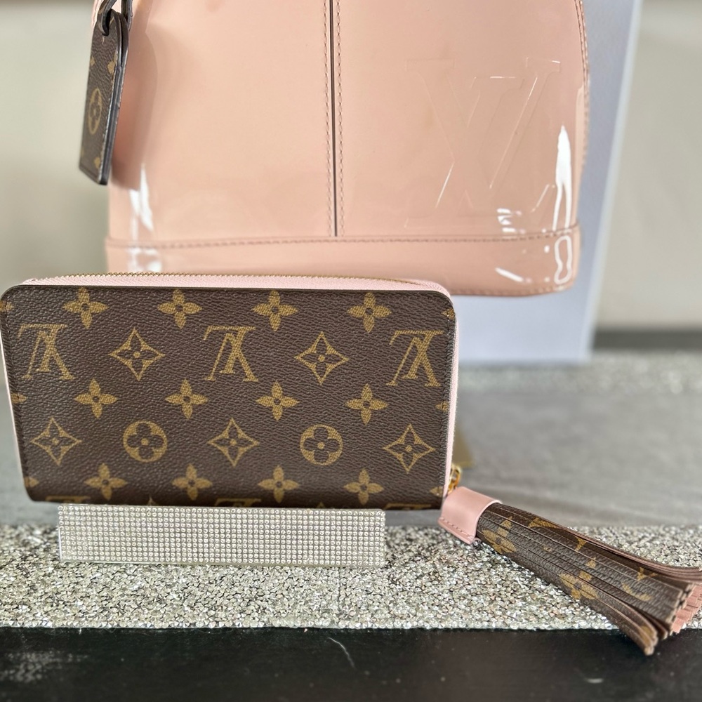 RARE LV Monogram Pink Ballerine with Tassel